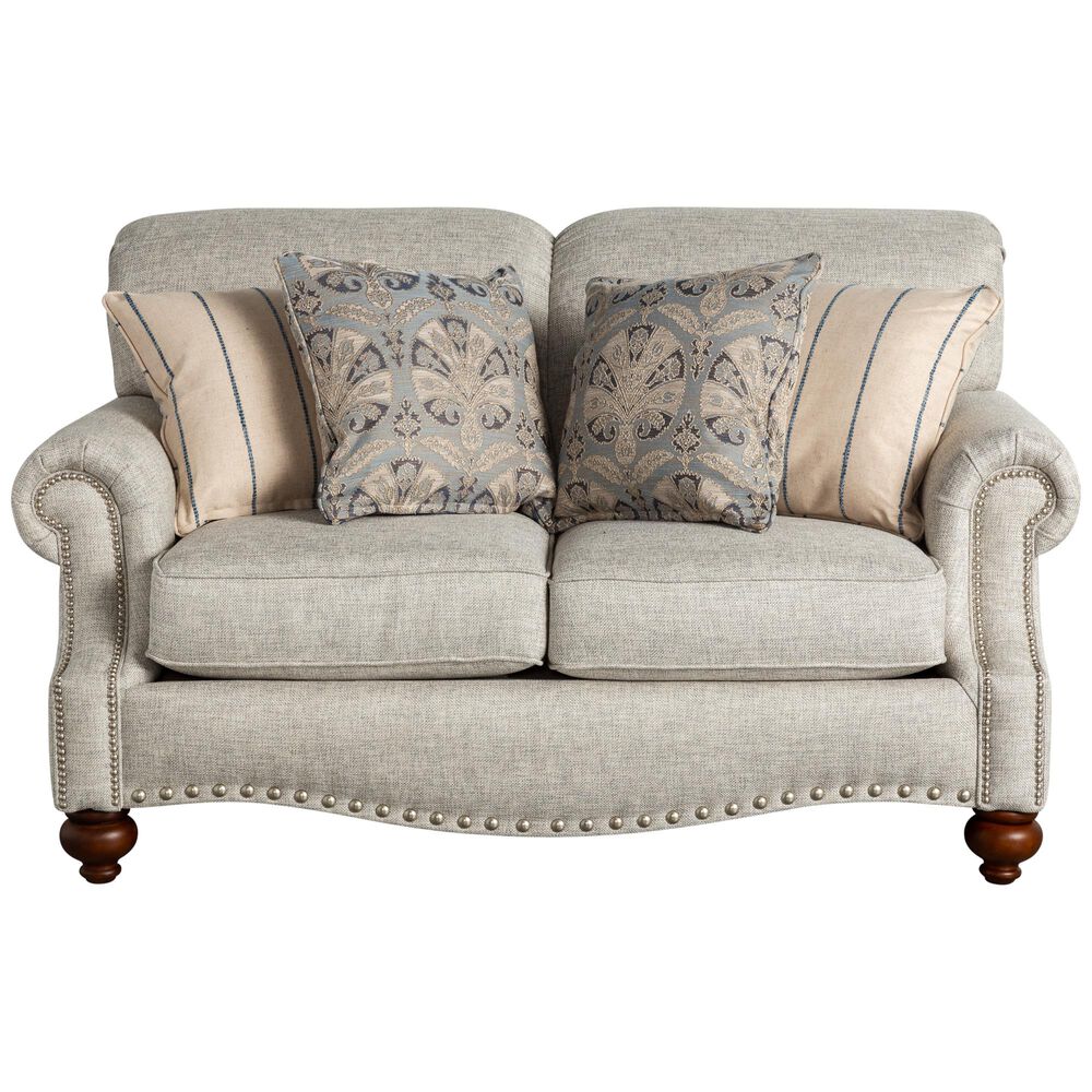 Dawson Lane Hunt Club Loveseat in Gray, , large