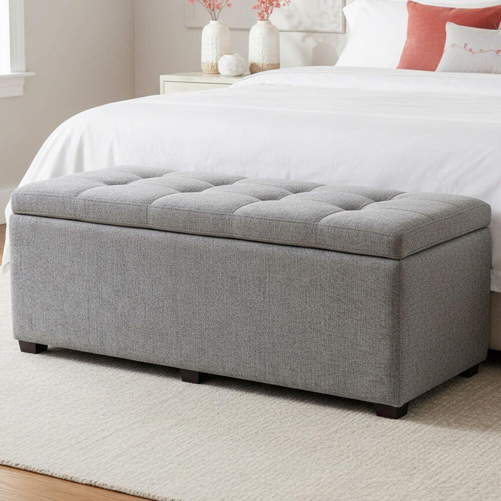 Sanford Esplanade Medium Bed Bench in Silver, , large