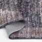 Central Oriental Rugease Velveteen Chantal Rust and Dark Grey 7"6" x 9"6" Area Rug, , large