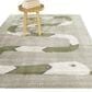 Balta Rugs Serpieri Snake 4"4" x 6" Grey Kids Area Rug, , large
