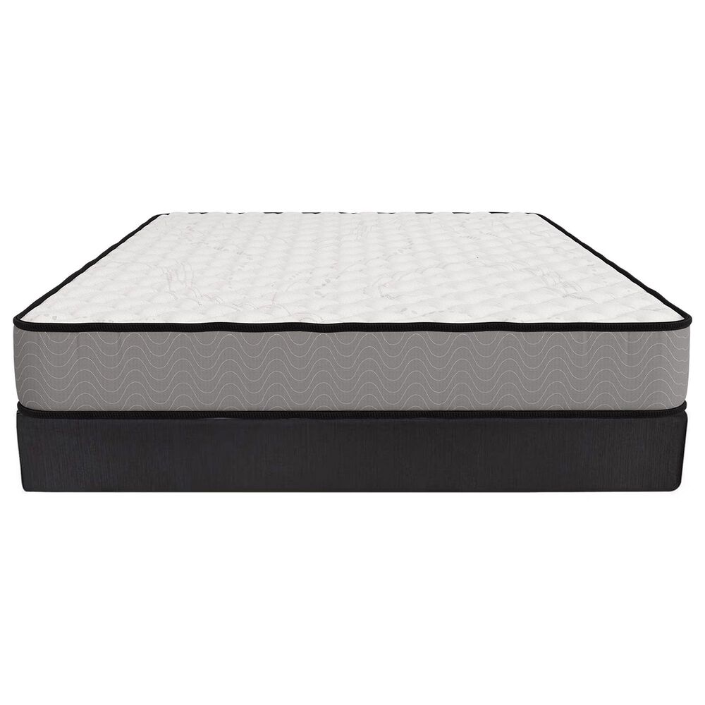 Southerland Quilt 8" Medium Foam King Mattress with High Profile Box Spring, , large