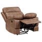 Steve Silver Rudger Manual Recliner in Chestnut Brown, , large
