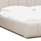 Urban Home Gardenia Queen Upholstered Bed in Chai, , large