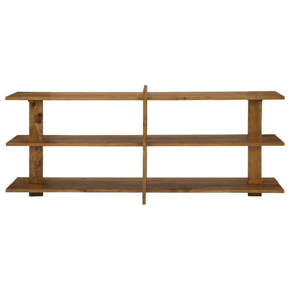 Ashley Fayemour Console Sofa Table in Warm Honey Brown, , large