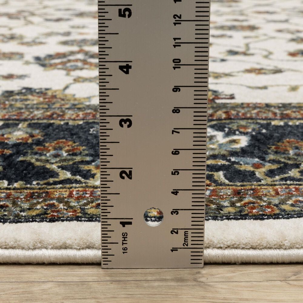 Oriental Weavers Vivian VI02B 2&#39;3&quot; x 7&#39;6&quot; Ivory Runner, , large