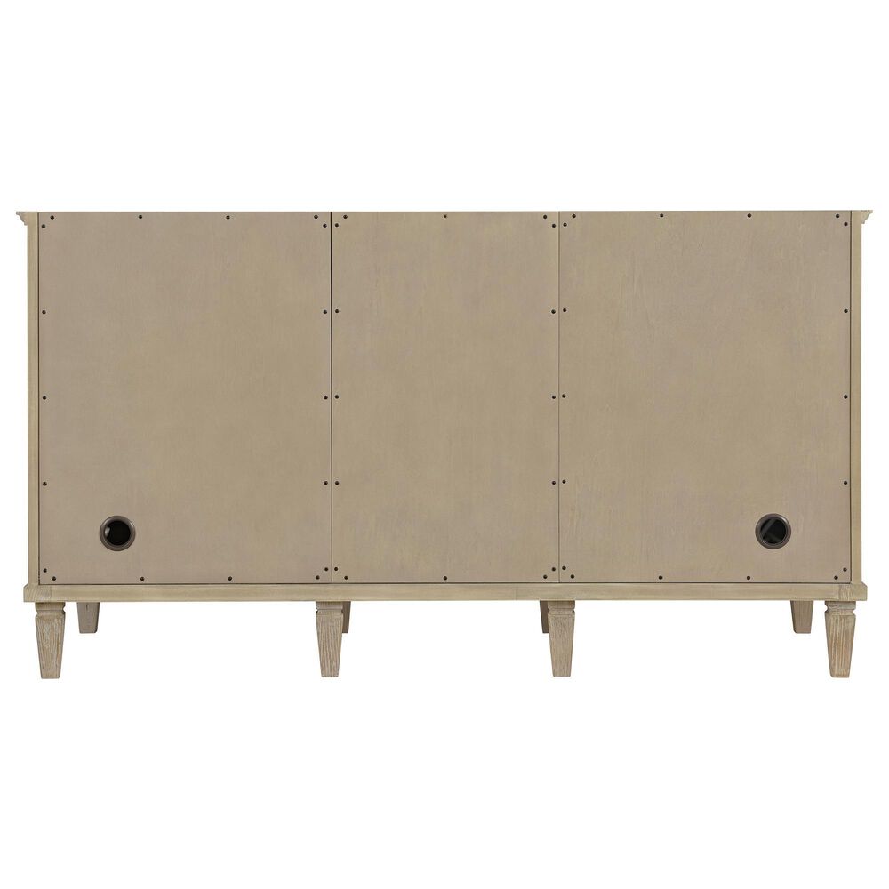 James Martin Vanities Lorelai 60" Double Bathroom Vanity in Whitewashed Oak with 3 cm Eternal Jasmine Pearl Silestone Top, Rectangular Sinks and FreePower Wireless Charger, , large