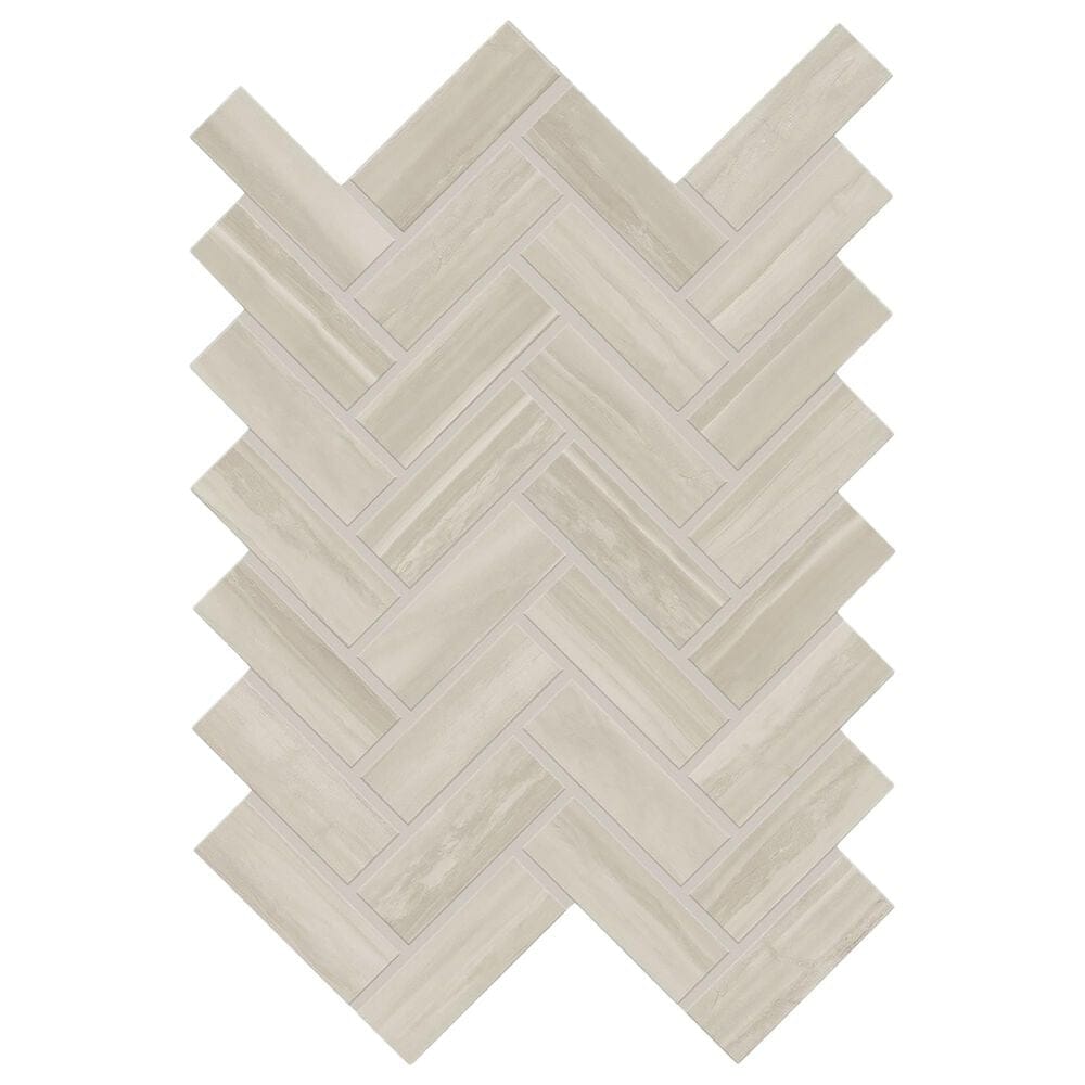 Dal-Tile Elect Beige 1" x 3" on 9" x 12" Ceramic Mosaic Sheet, , large