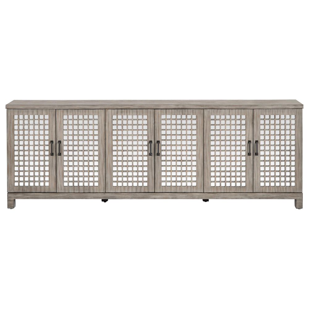 Crestview Collection Ashlar 6-Door Sideboard in Light Brown, , large
