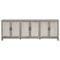 Crestview Collection Ashlar 6-Door Sideboard in Light Brown, , large