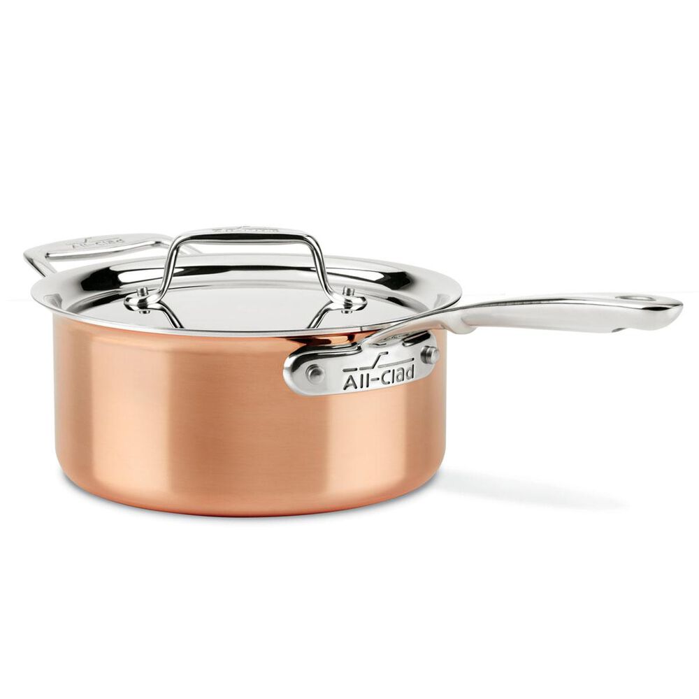 All-Clad c4 Copper 3-QT Sauce Pan, , large