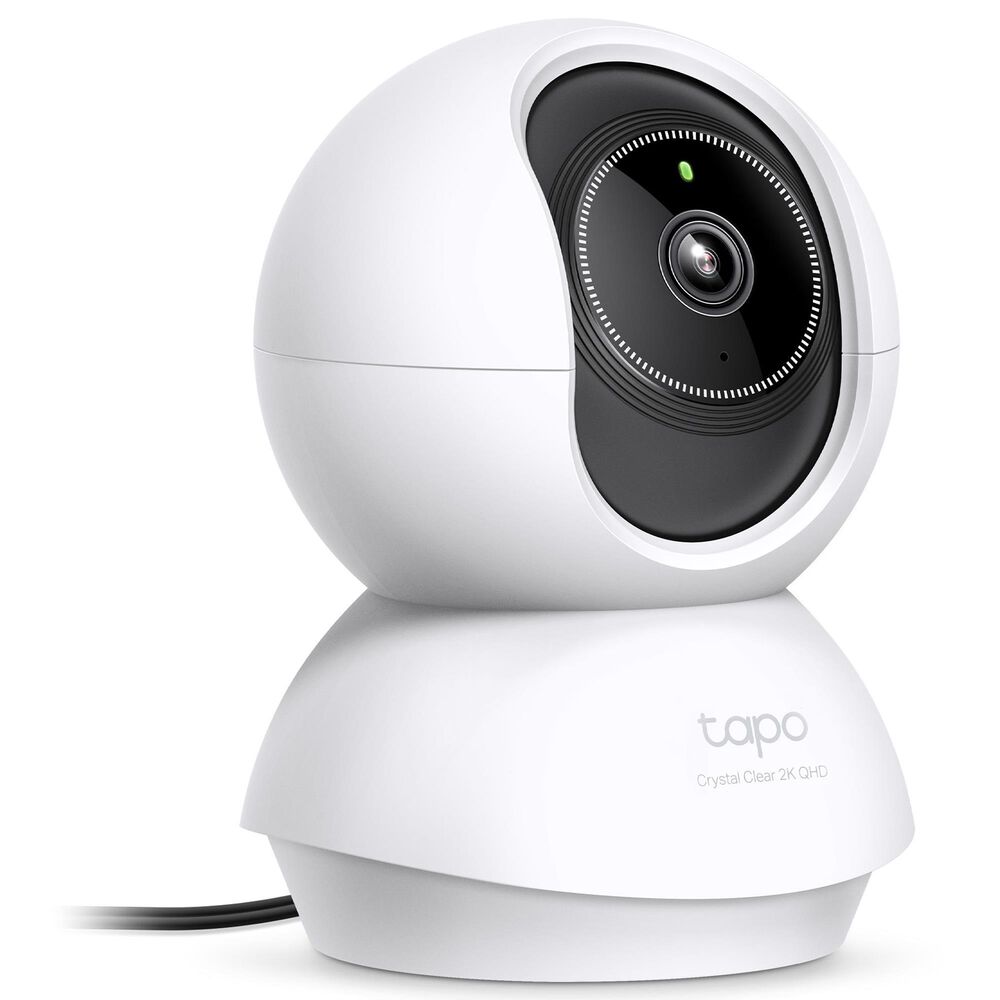 TP-Link Pan Tilt AI Home Security Wi-Fi Camera in White, , large
