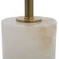 A&B Home Ipori Buffet Lamp in White and Brass, , large