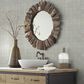 Shaw Oasis Bone 13" x 13" Ceramic Mosaic Tile, , large