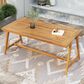 Hearth and Haven Outdoor 71" Rectangular Dining Table in Teak - Table Only, , large