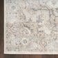 Nourison Astra Machine Washable 2"2" x 4" Silver and Grey Area Rug, , large