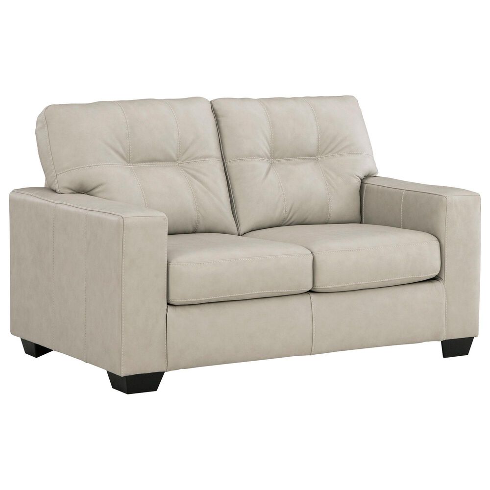 Ashley Santorine Stationary Loveseat in Bone, , large