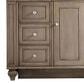 James Martin Vanities Bristol 30" Single Bathroom Vanity in Whitewashed Walnut with 3 cm Lime Delight Quartz Top and Rectangular Sink, , large