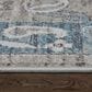Feizy Dartmouth 39QLF 10" x 12"8" Gray and Multicolor Area Rug, , large