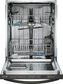 Frigidaire Gallery 24" Built-In Bar Handle Dishwasher with CleanBoost in Black Stainless Steel, , large