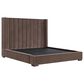 Crystal City Pearson King Upholstered Bed in Chocolate, , large