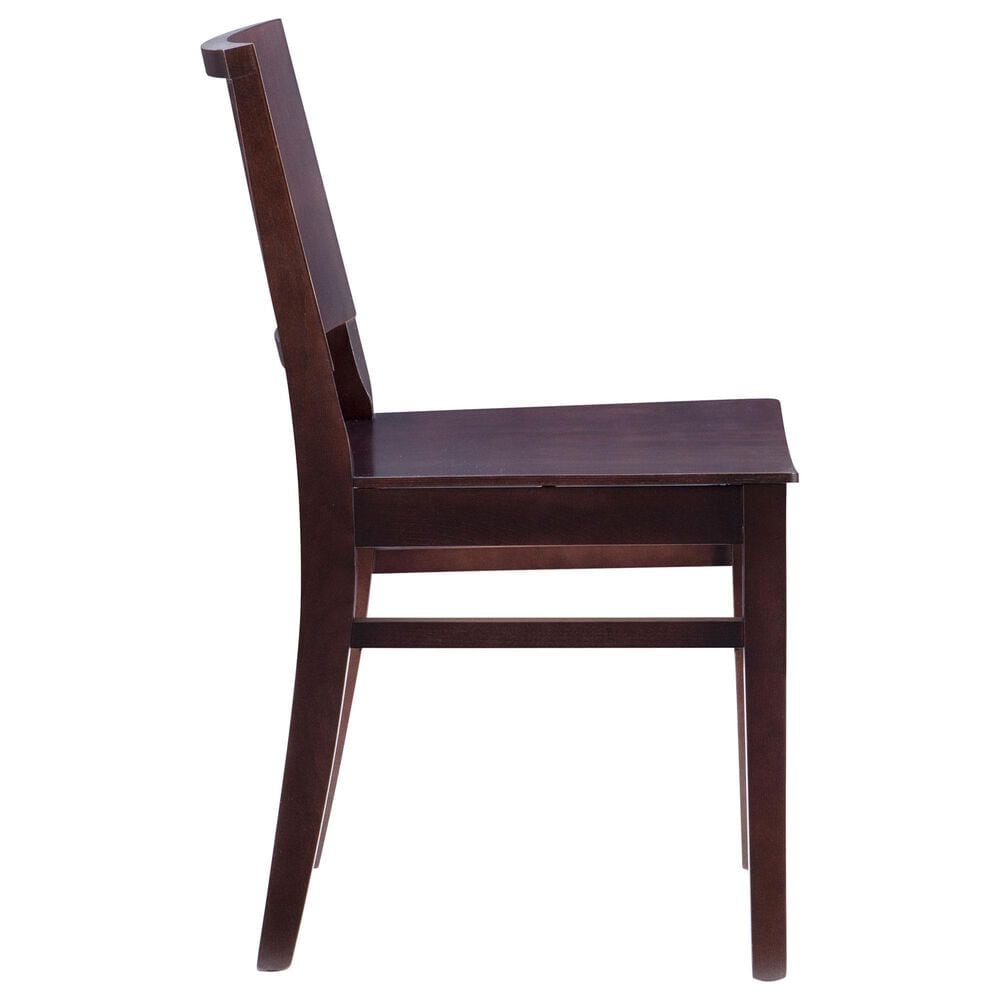 Linon Home Decor Devin Side Chair in Brown, , large
