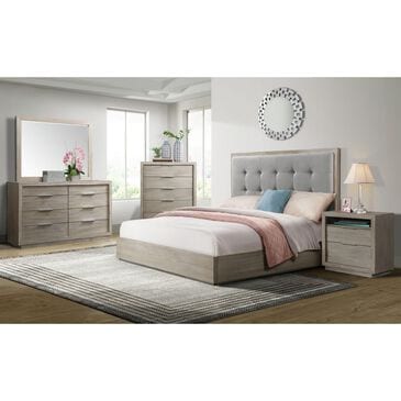Mayberry Hill Arcadia 5-Piece Queen Bedroom Set in Grey, , large
