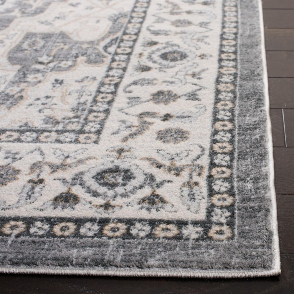 Safavieh Isabella ISA936F 2&#39;2&quot; x 7&#39; Gray and Cream Runner, , large