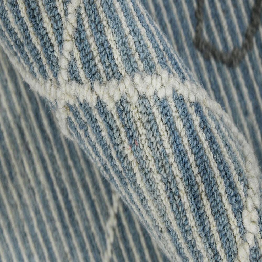 Amer Rugs Berlin 5&#39; x 8&#39; Blue and White Area Rug, , large