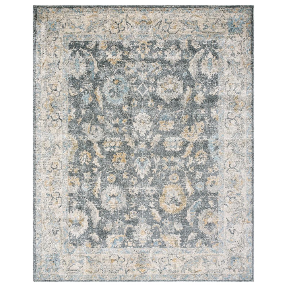 Surya Avellino 12" x 15" Light Beige, Gray, Pale Blue, Tan, Deep Teal, Denim and Light Olive Area Rug, , large