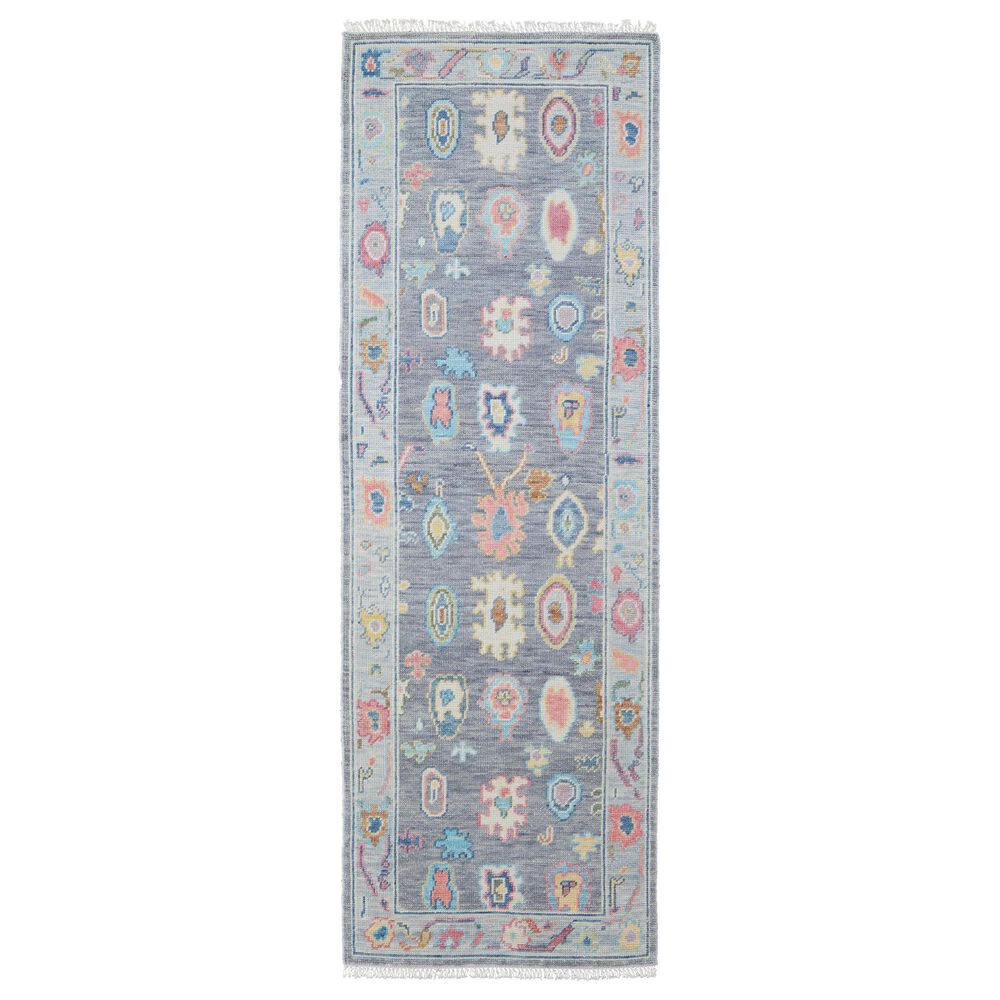 Feizy Rugs Karina 2'6" x 8' Gray Runner, , large