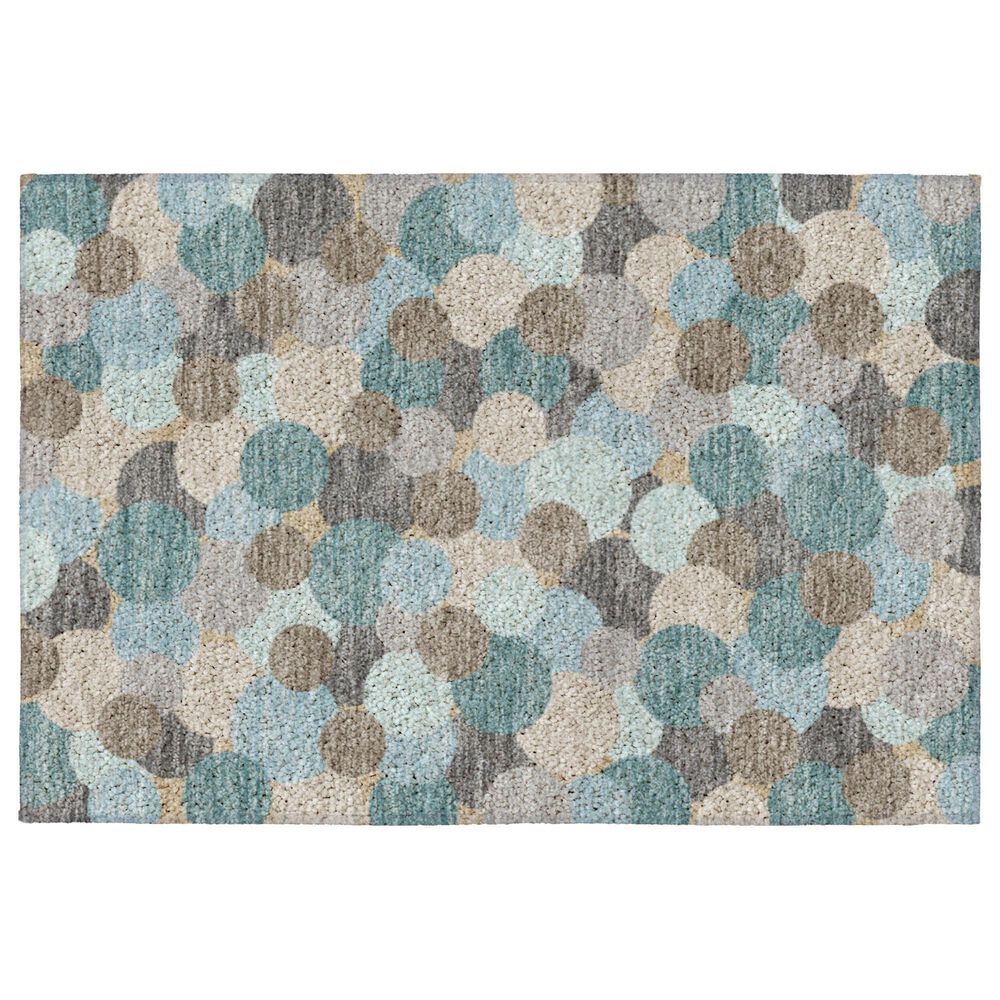 Dalyn Rug Company Kenner Turquoise 1"8" x 2"6" Indoor/Outdoor Area Rug, , large