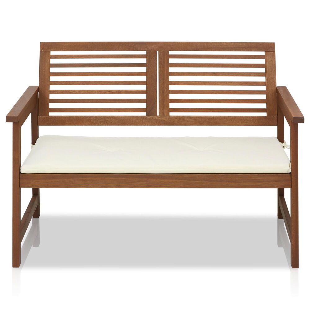 Noviland Patio Bench in Teak Oil, , large