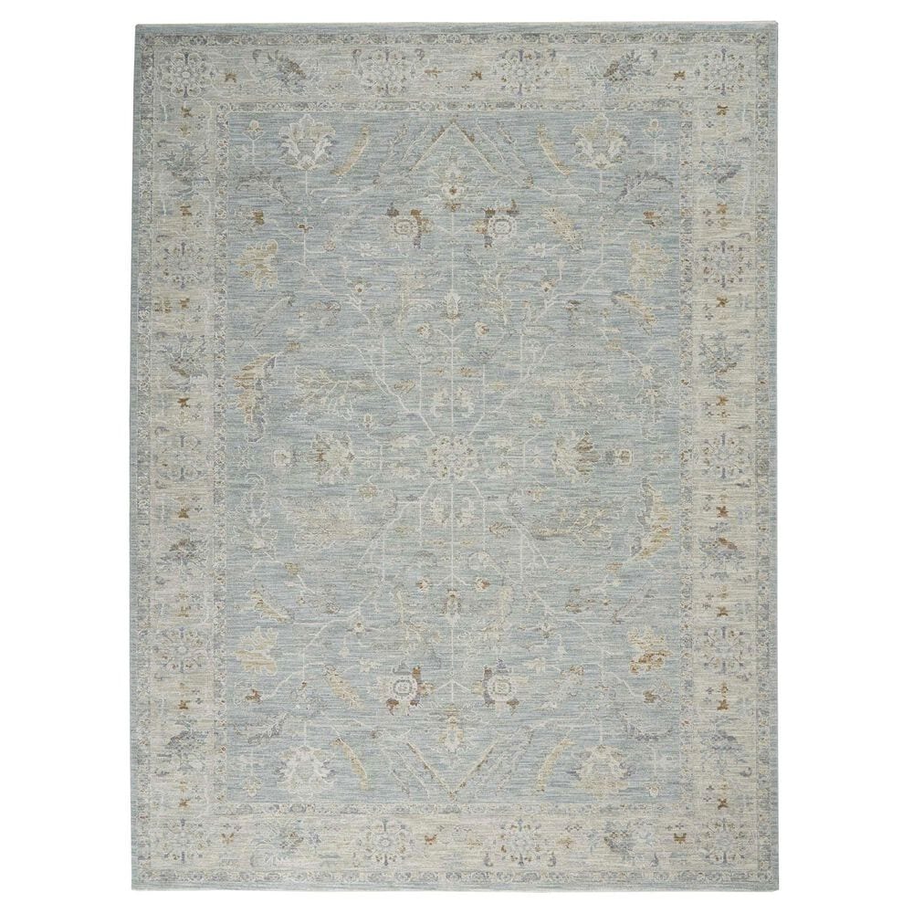 Nourison Infinite 9"3" x 12"7" Blue Area Rug, , large