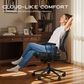 HOMLUX Executive Office Chair with PU Fabric Cushion in Black, , large