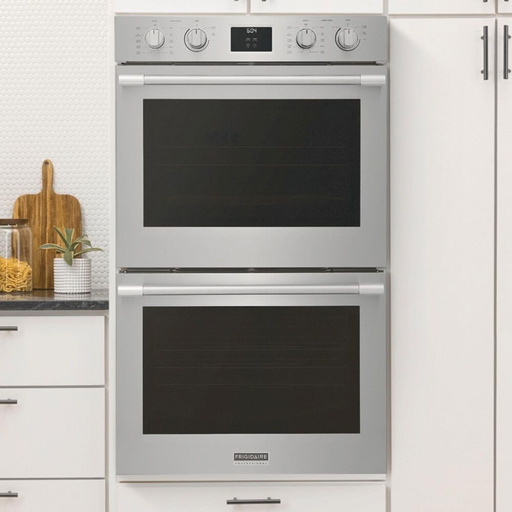 Frigidaire Professional 30&quot; Double Wall Oven with No Preheat + Air Fry in Stainless Steel, , large