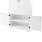 HOMLUX 72" Tall Arched Kitchen Pantry Cabinet in White, , large