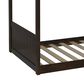 Linon Home Decor Darcy Low Profile Twin over Twin Bunk Bed in Espresso, , large