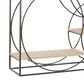 Maple and Jade 32" x 32" Wall Shelf in Charcoal Grey and Natural Brown, , large