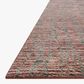 Loloi Daphne 2" x 3" Raspberry and Silver Area Rug, , large