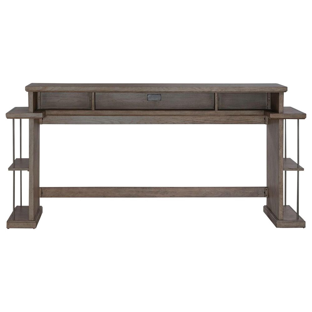 Belle Furnishings City Scape Console Bar Table in Burnished Beige, , large