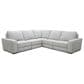 MotoMotion Walker 5-Piece Stationary Symmetrical Sectional in in Estero Smoke, , large