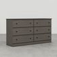 Lemoore Essential 59" 6-Drawer Dresser in Storm Grey, , large