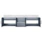 Lexora Home Geneva 80" Double Bathroom Vanity in Dark Grey with 2 cm White Carrara Marble Top and Rectangular Sinks, , large