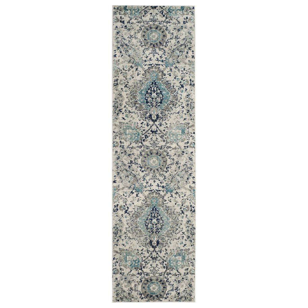 Safavieh Madison MAD600C 2&#39;3&quot; x 18&#39; Cream and Light Grey Runner, , large