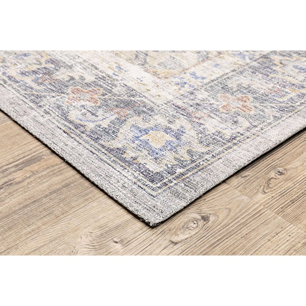 Oriental Weavers Myers Park 2&#39; x 8&#39; Blue Runner, , large