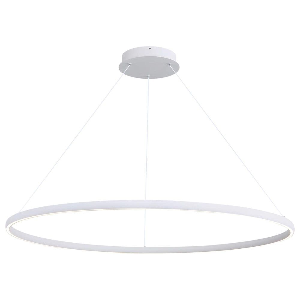 Golden Lighting Veritas 47&quot; 1-Light Chandelier in Sand White, , large