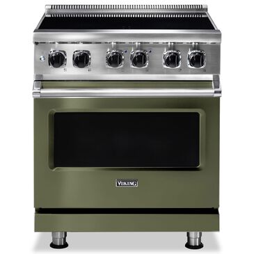 Viking Range 30" Induction Range with 4 Elements in Cypress Green, , large