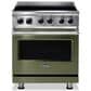 Viking Range 30" Induction Range with 4 Elements in Cypress Green, , large