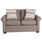 Hickorycraft Furniture Stationary Loveseat in Gray, , large