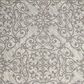 Nourison Damask DAS01 8" x 10" Ivory and Grey Area Rug, , large